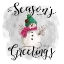 Picture of SNOWMAN SEASONS GREETINGS