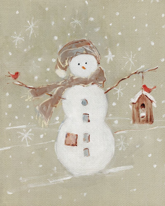 Picture of LINEN SNOWMAN I