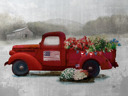 Picture of AMERICANA RED TRUCK