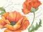 Picture of ORANGE POPPIES II