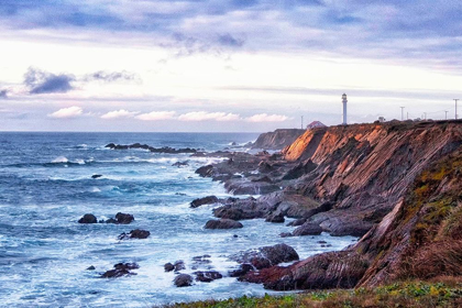 Picture of LIGHTHOUSE AND BLUFFS I