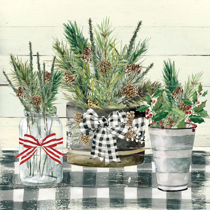 Picture of CHRISTMAS GINGHAM II