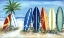 Picture of SURFS UP