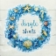 Picture of JINGLE SHELLS WREATH