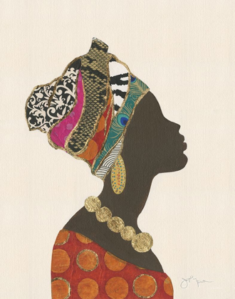 Picture of AFRICAN SILHOUETTE WOMAN I