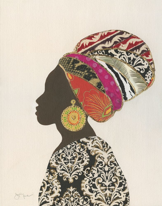 Picture of AFRICAN SILHOUETTE WOMAN II