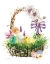 Picture of SPRING BASKET CHICK