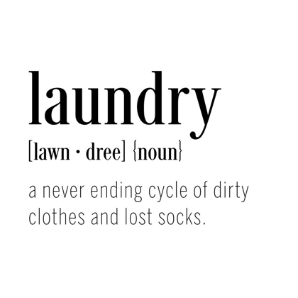 Picture of LAUNDRY DEFINITION