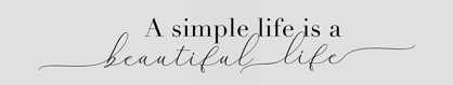 Picture of SIMPLE BEAUTIFUL
