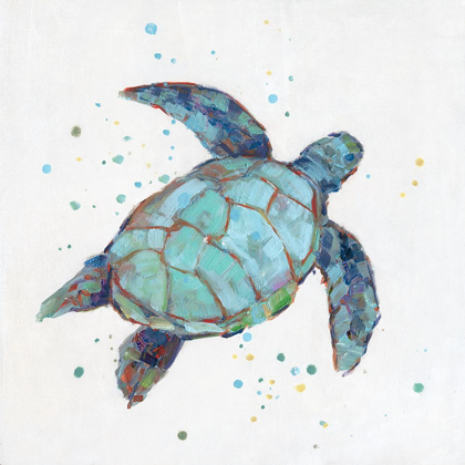 Picture of BUBBLY BLUE TURTLE I