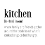 Picture of KITCHEN DEFINITION