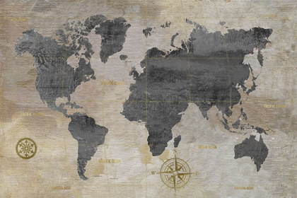 Picture of MODELED WORLD MAP