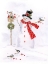Picture of SNOWMAN AND CHICKADEE FRIENDS I