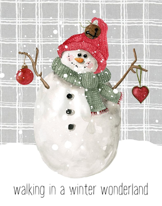 Picture of FARMHOUSE CHRISTMAS SNOWMAN I