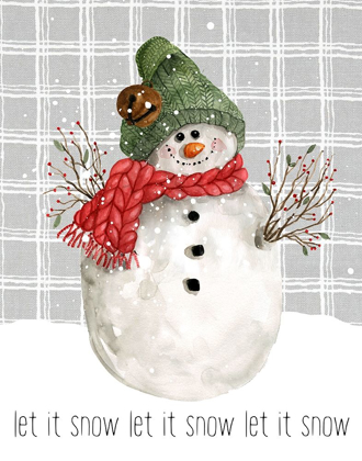Picture of FARMHOUSE CHRISTMAS SNOWMAN II