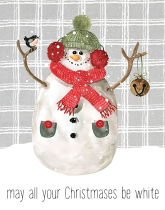 Picture of FARMHOUSE CHRISTMAS SNOWMAN III