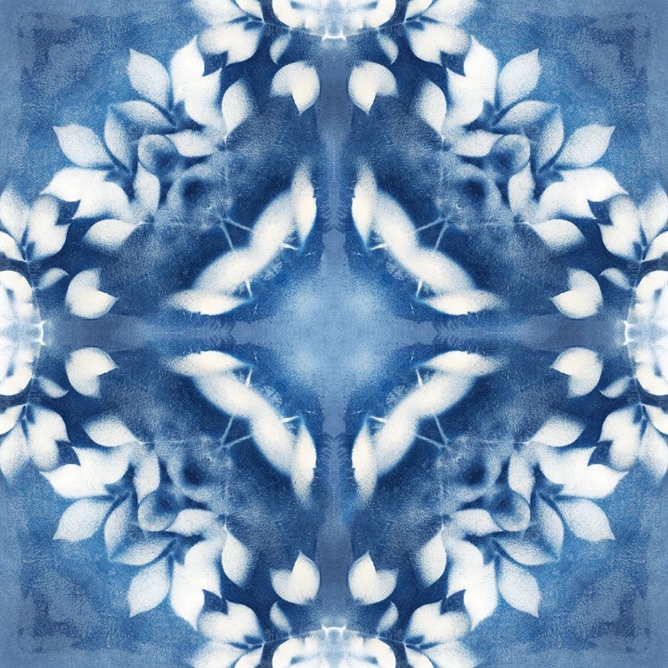 Picture of NAVY NATURE KALEIDOSCOPE I