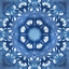 Picture of NAVY NATURE KALEIDOSCOPE III