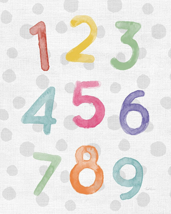 Picture of WATERCOLOR NUMBERS