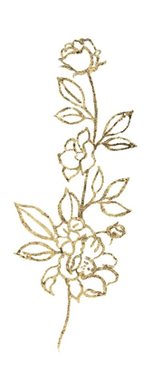 Picture of GILDED SILHOUETTE BOTANICAL I