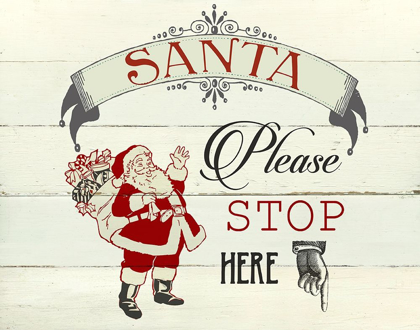 Picture of SANTA STOP HERE