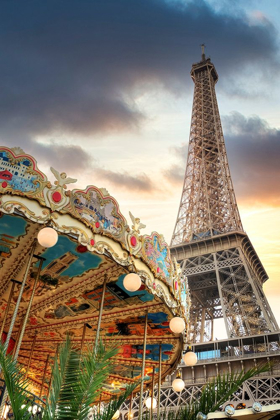 Picture of EIFFEL TOWER AND CAROUSEL II