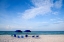 Picture of BLUE CHAIRS AND UMBRELLAS