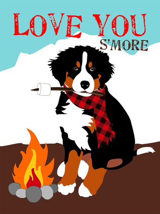 Picture of BERNESE MOUNTAIN DOG - LOVE YOU SMORE