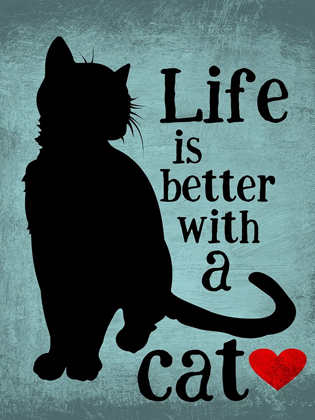 Picture of LIFE IS BETTER WITH A CAT