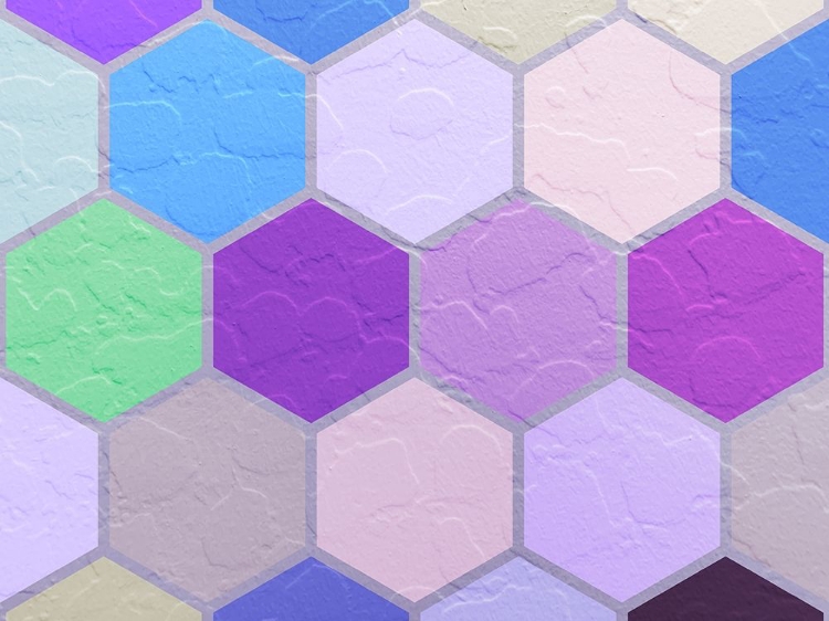 Picture of HEXAGON TEXTURES VIII