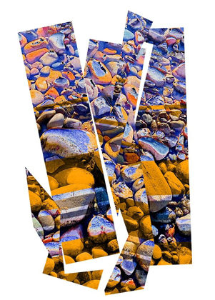 Picture of COLOR MOOD-RIVER ROCK COLLAGE V2