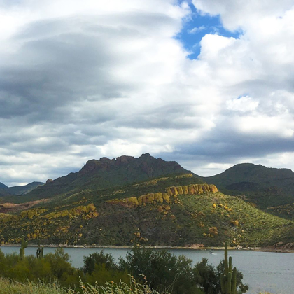 Picture of BARTLETT LAKE: YELLOW CLIFFS 1