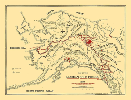 Picture of ALASKA GOLD FIELDS - LEE 1897 