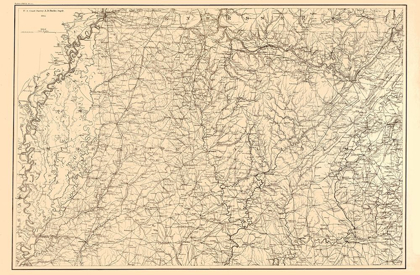 Picture of ALABAMA MISSISSIPPI TENNESSEE - BACHE 1865 