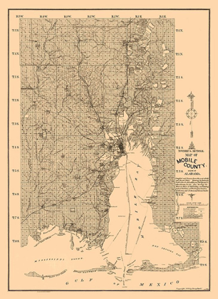 Picture of MOBILE COUNTY ALABAMA - FONDE 1895 