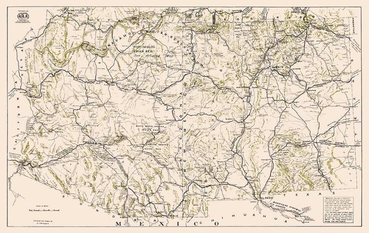 Picture of ARIZONA NEW MEXICO - WESTGARD 1919 