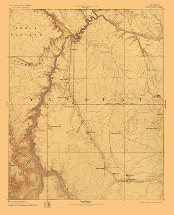 Picture of ECHO CLIFFS SHEET ARIZONA - USGS 1891 