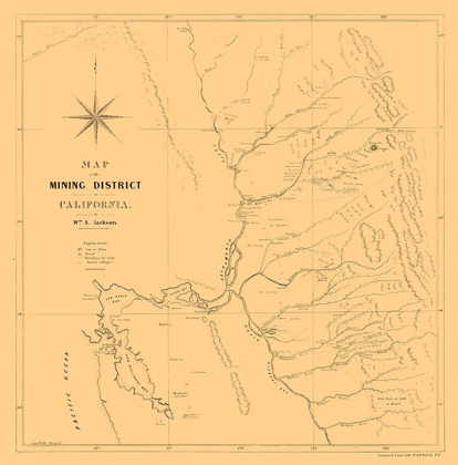 Picture of CALIFORNIA MINING- JACKSON 1850 