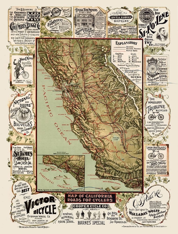 Picture of CALIFORNIA CYCLERS - BLUM 1895 