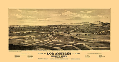 Picture of LOS ANGELES CALIFORNIA - GLOVER 1877 