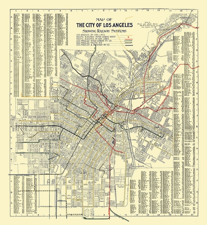 Picture of LOS ANGELES CALIFORNIA RAILWAY -1906