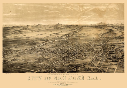 Picture of SAN JOSE CALIFORNIA - GIFFORD 1869 