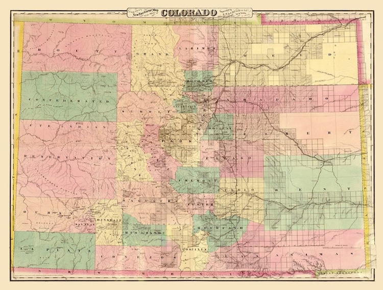 Picture of COLORADO - COLTON 1878 