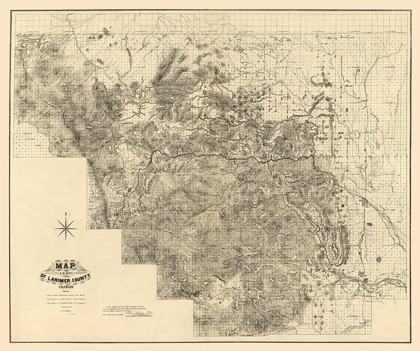 Picture of LARIMER COUNTY COLORADO - HANDY 1883 