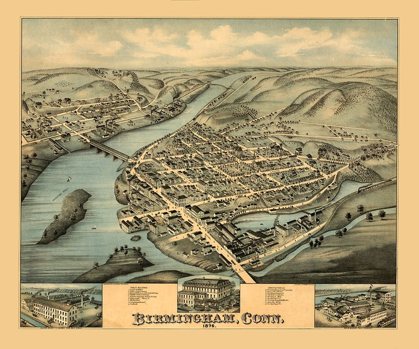 Picture of BIRMINGHAM CONNECTICUT - BAILEY 1876 