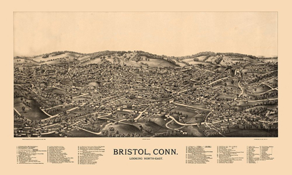 Picture of BRISTOL CONNECTICUT - NORRIS 1889 