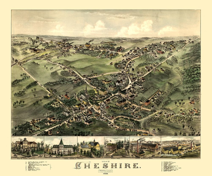 Picture of CHESHIRE CONNECTICUT - BAILEY 1882 
