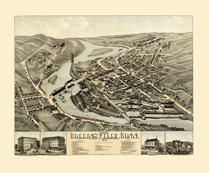 Picture of COLLINSVILLE CONNECTICUT - BAILEY 1878 