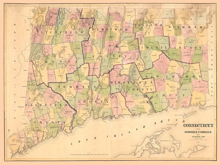 Picture of CONNECTICUT - ROCKWELL 1848 