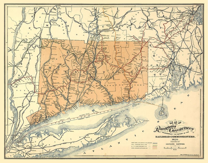 Picture of CONNECTICUT - TILDEN 1893 